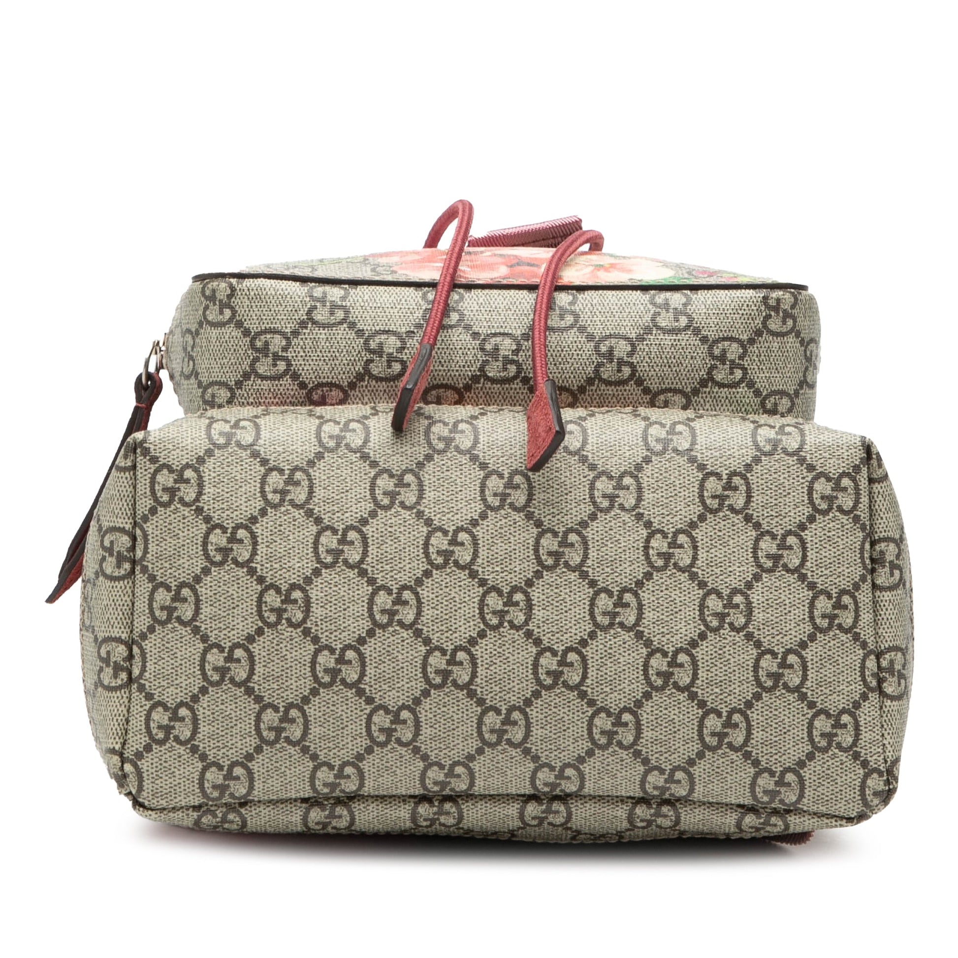 Gucci Small GG Supreme Blooms Single Buckle Backpack