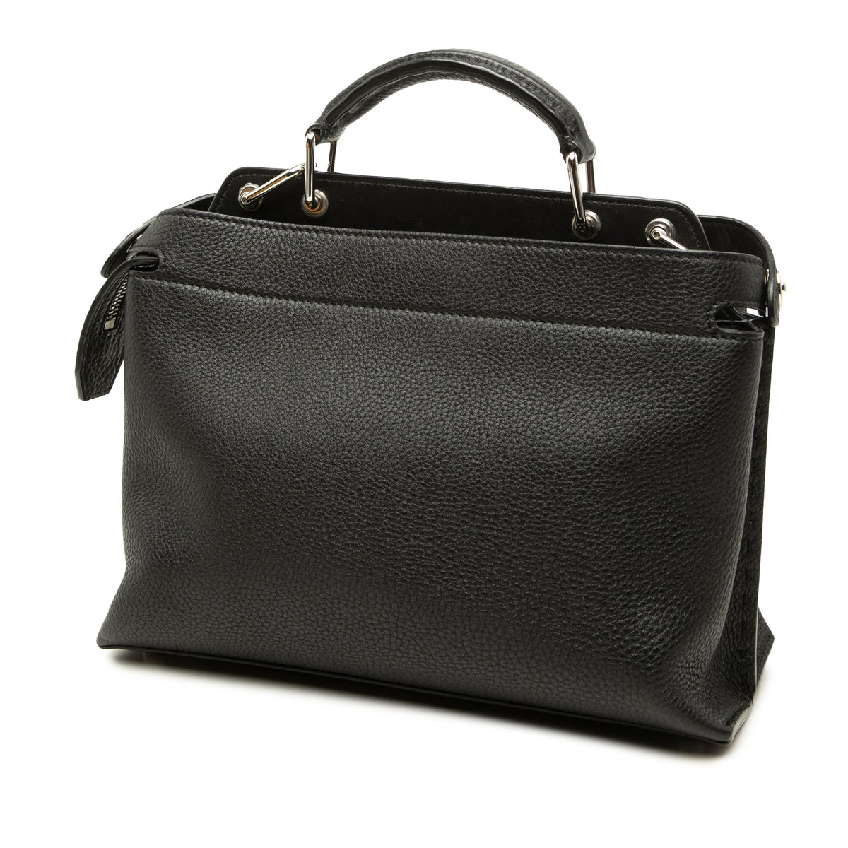 Fendi Mini Leather Peekaboo Iconic Essential Satchel