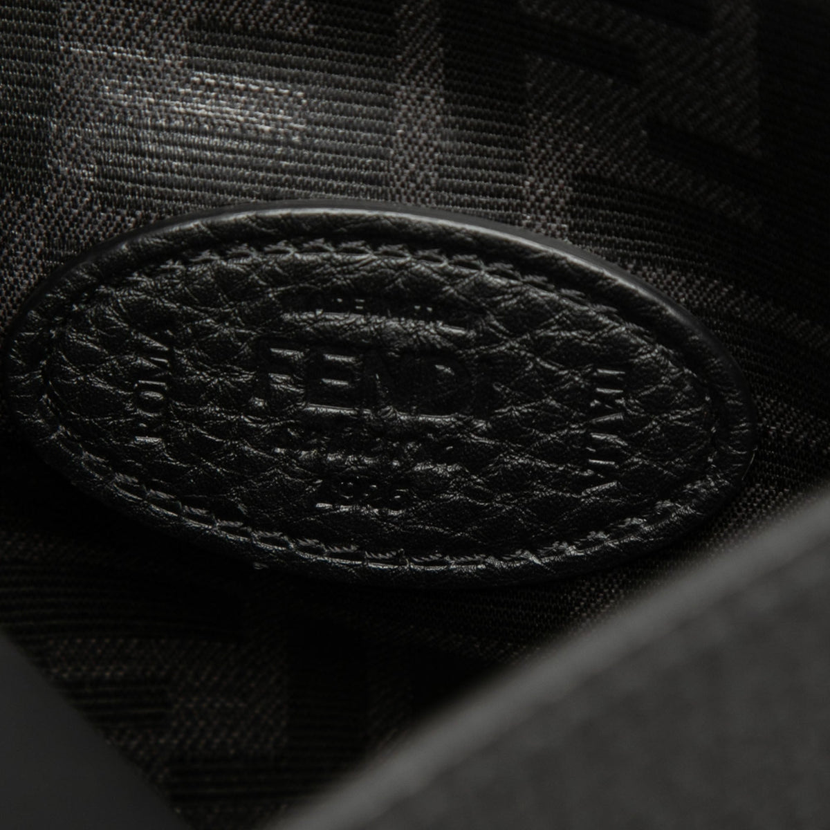 Fendi Mini Leather Peekaboo Iconic Essential Satchel
