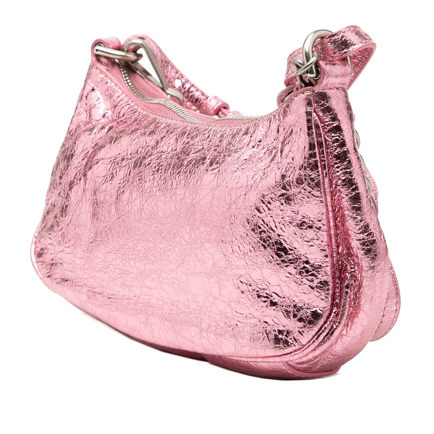 Balenciaga Metallic Lambskin Motocross Le Cagole XS