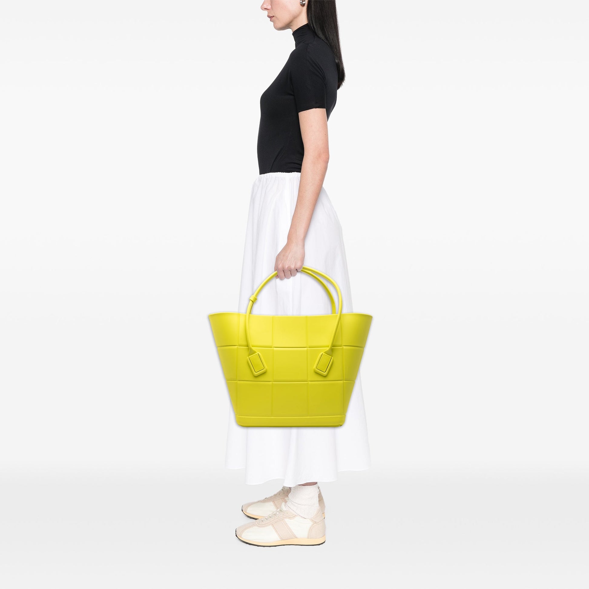 Bottega Veneta Medium Matte Rubber Arco Tote