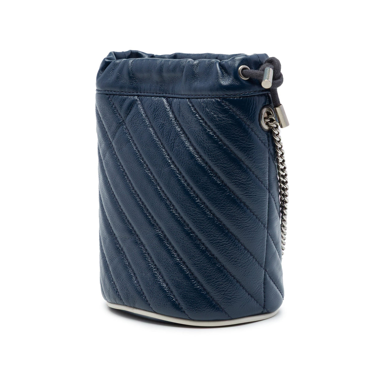 Gucci Mini GG Marmont Matelasse Diagonal Leather Torchon Bucket Bag