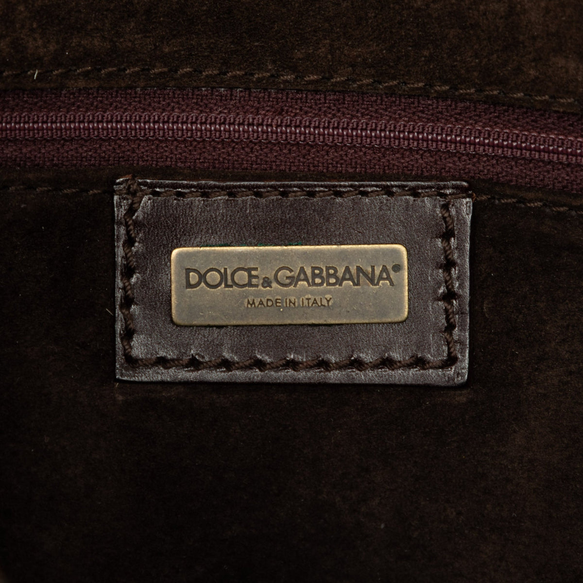 Dolce & Gabbana Pony Hair Cow Print Shoulder Bag