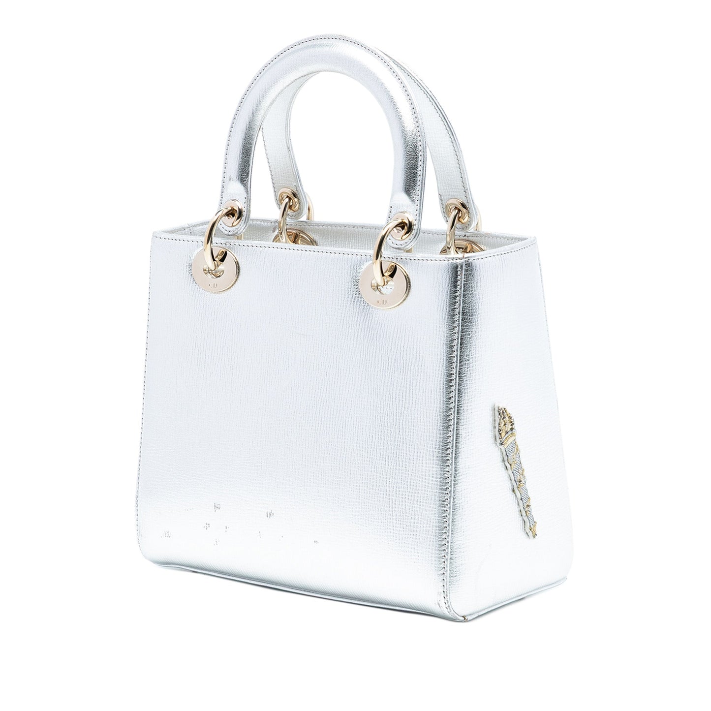 Dior Medium Calfskin Patch Embellished Lady Dior