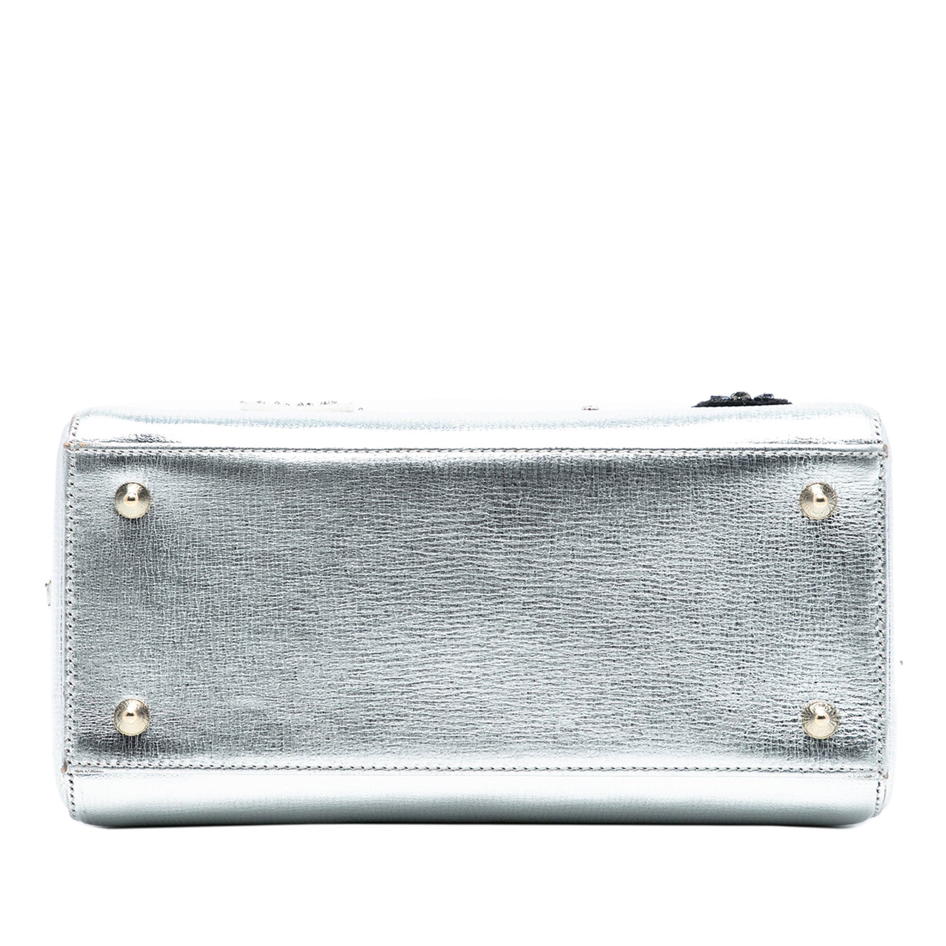 Dior Medium Calfskin Patch Embellished Lady Dior