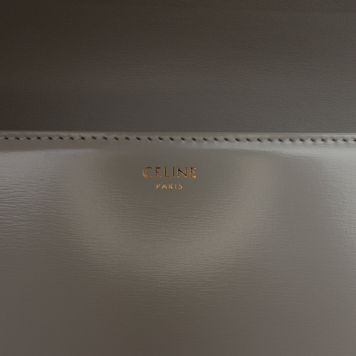 Celine Teen Shiny Calfskin Triomphe Crossbody