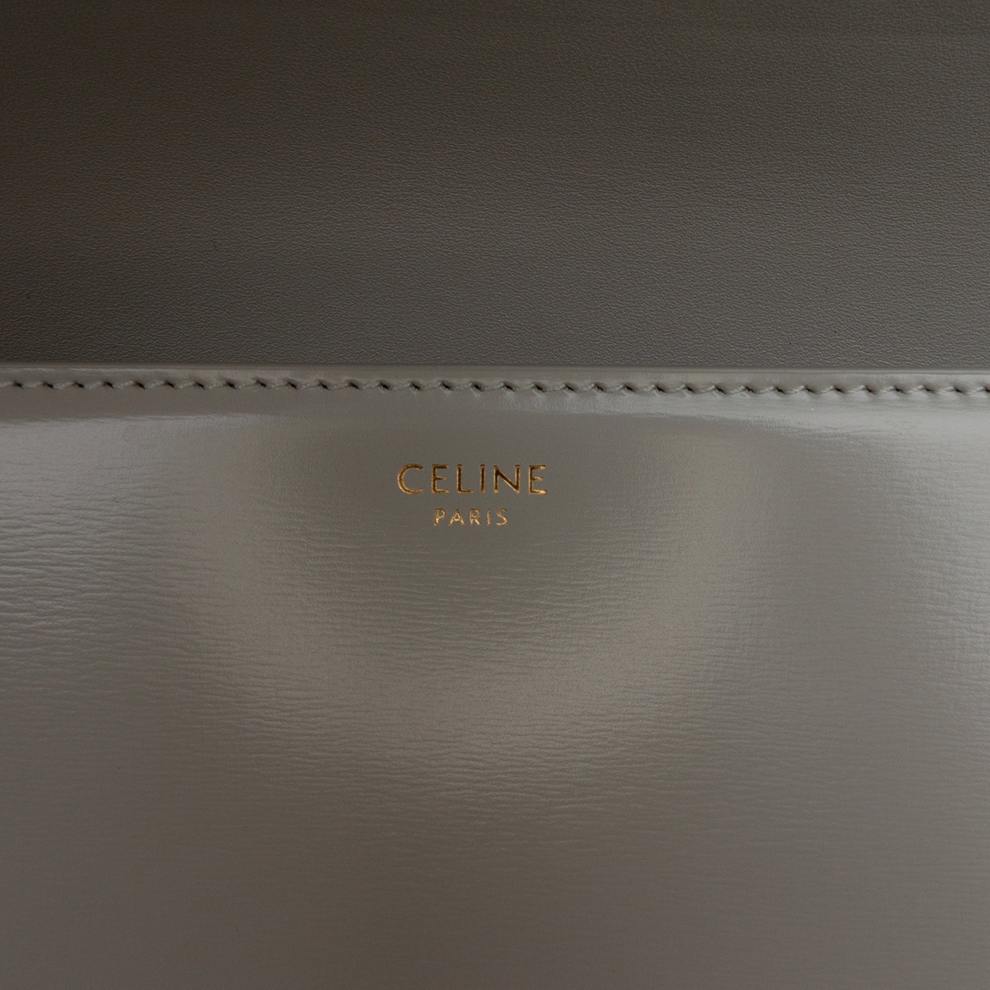 Celine Teen Shiny Calfskin Triomphe Crossbody