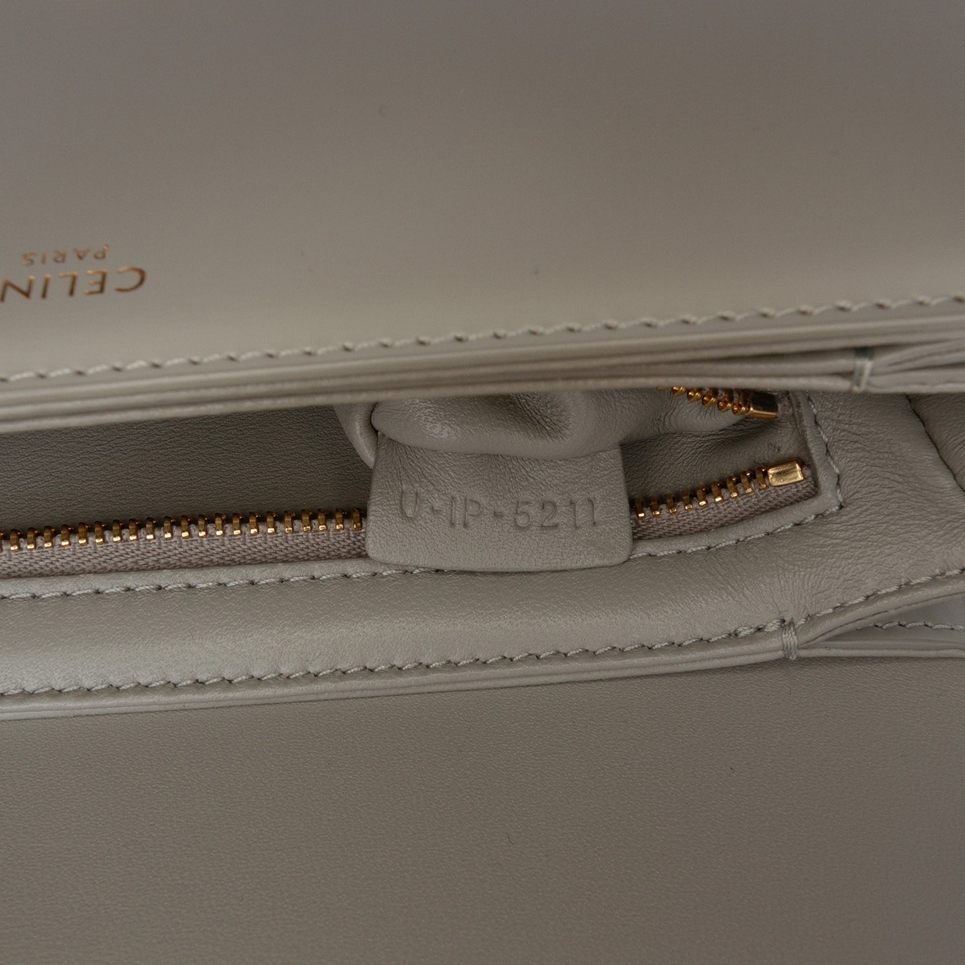 Celine Teen Shiny Calfskin Triomphe Crossbody
