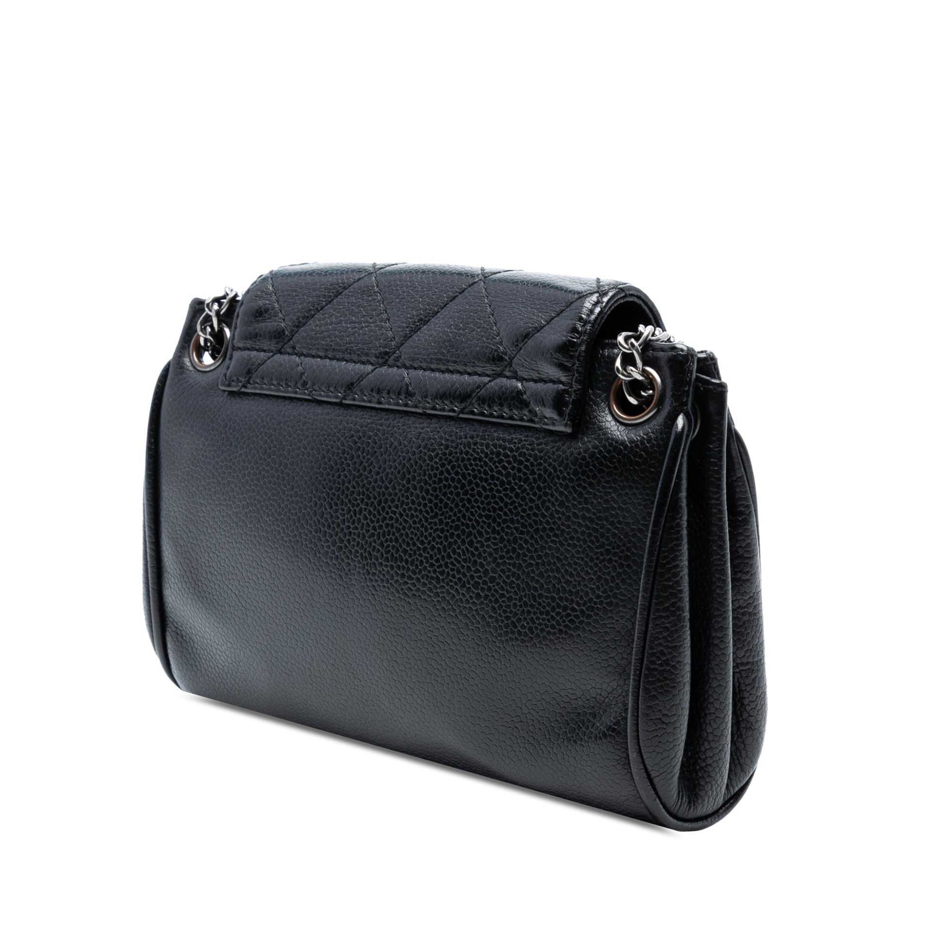 Chanel Mini Quilted Caviar Accordion Flap