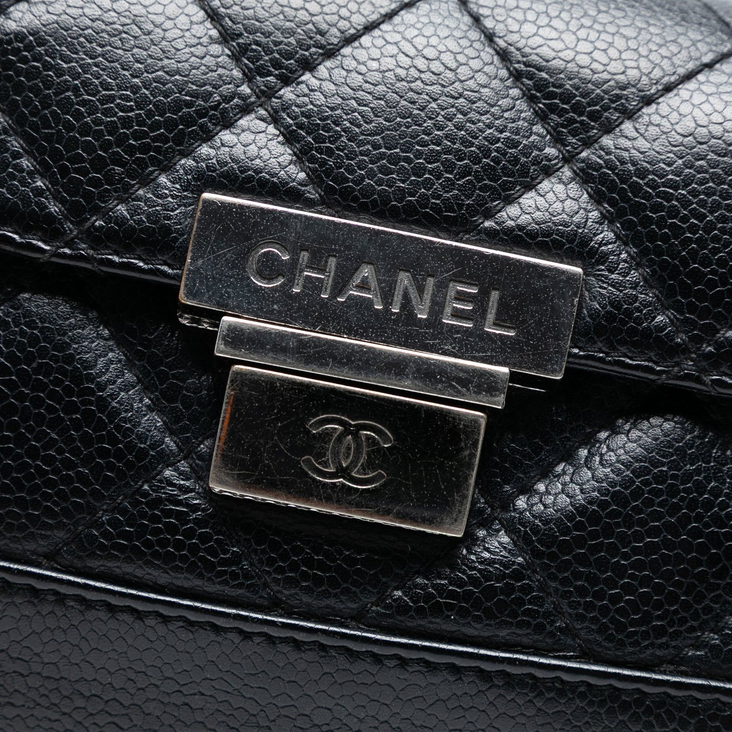 Chanel Mini Quilted Caviar Accordion Flap