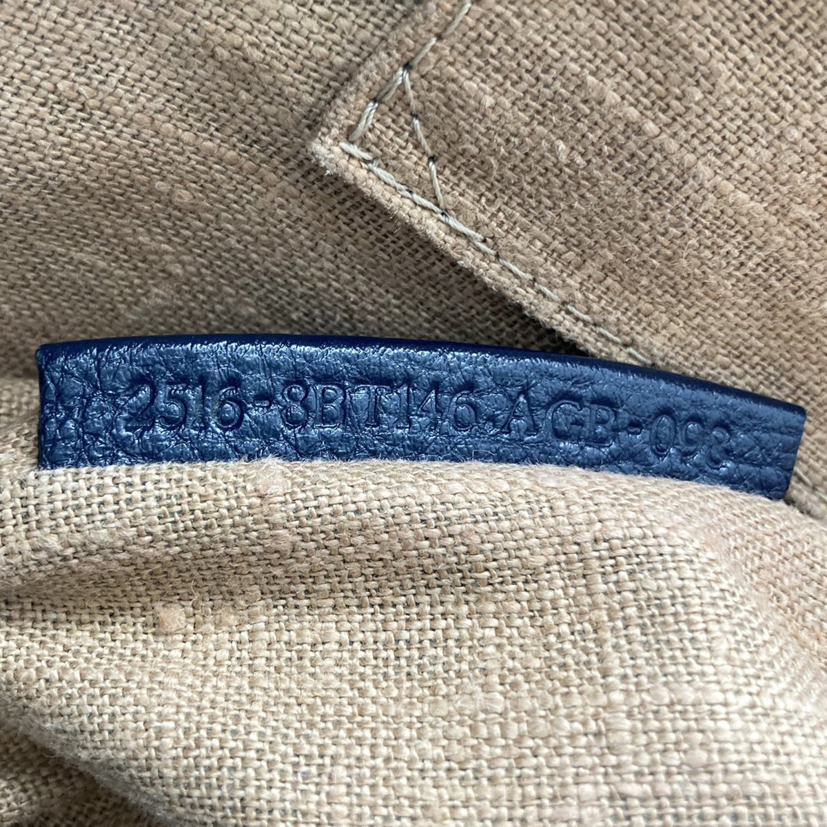 Fendi Medium Leather Selleria Crossbody — Blue