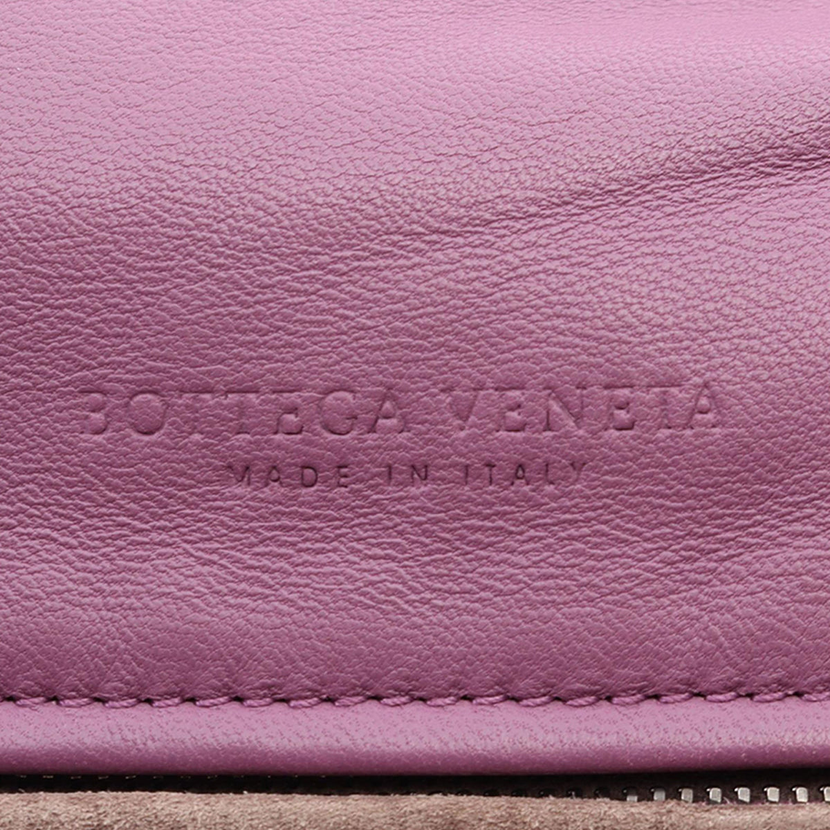 Bottega Veneta Nappa Intrecciato Flap Crossbody — Purple
