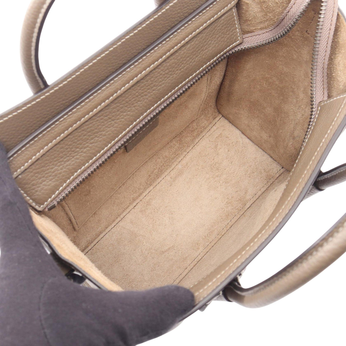 Celine Nano Leather Luggage Tote