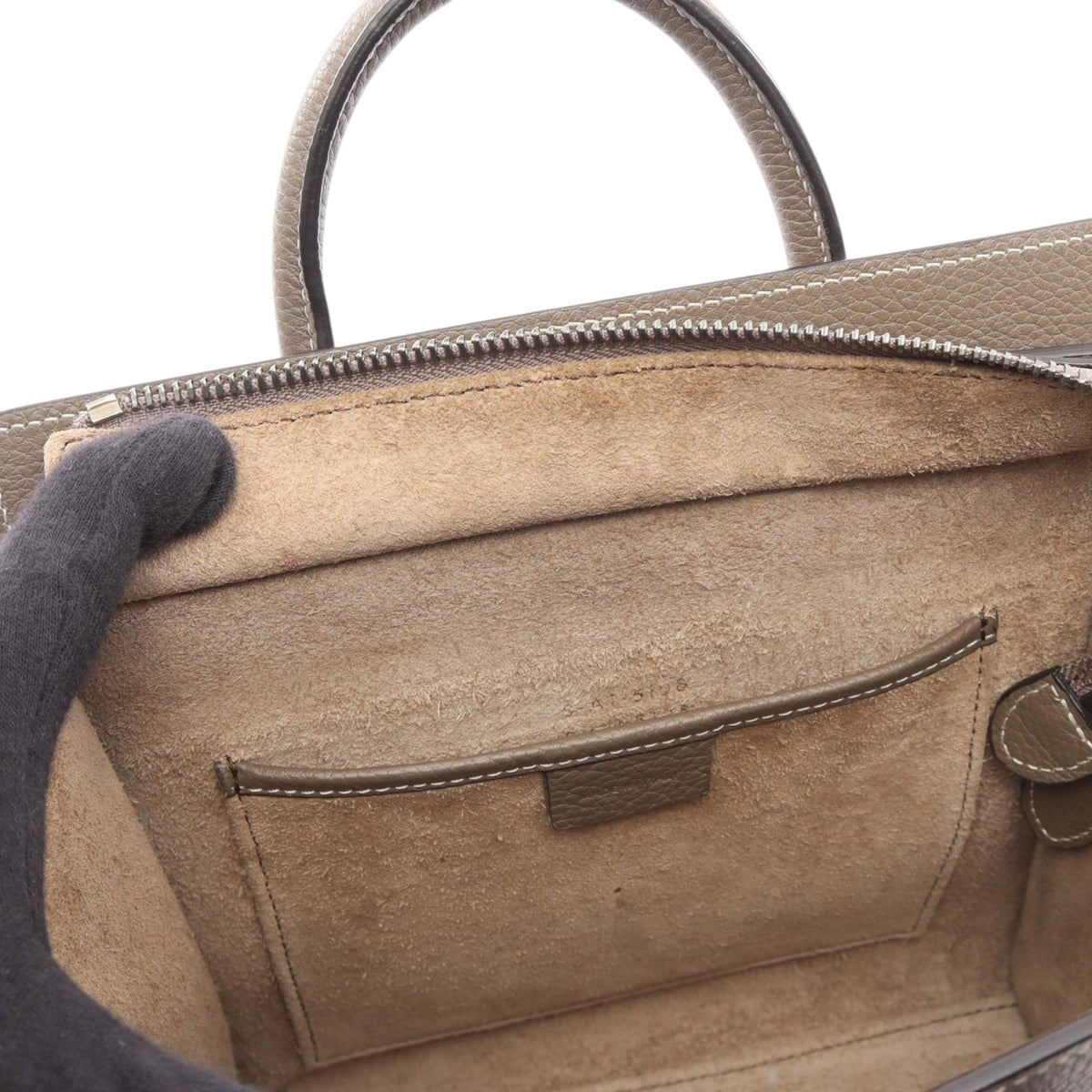 Celine Nano Leather Luggage Tote