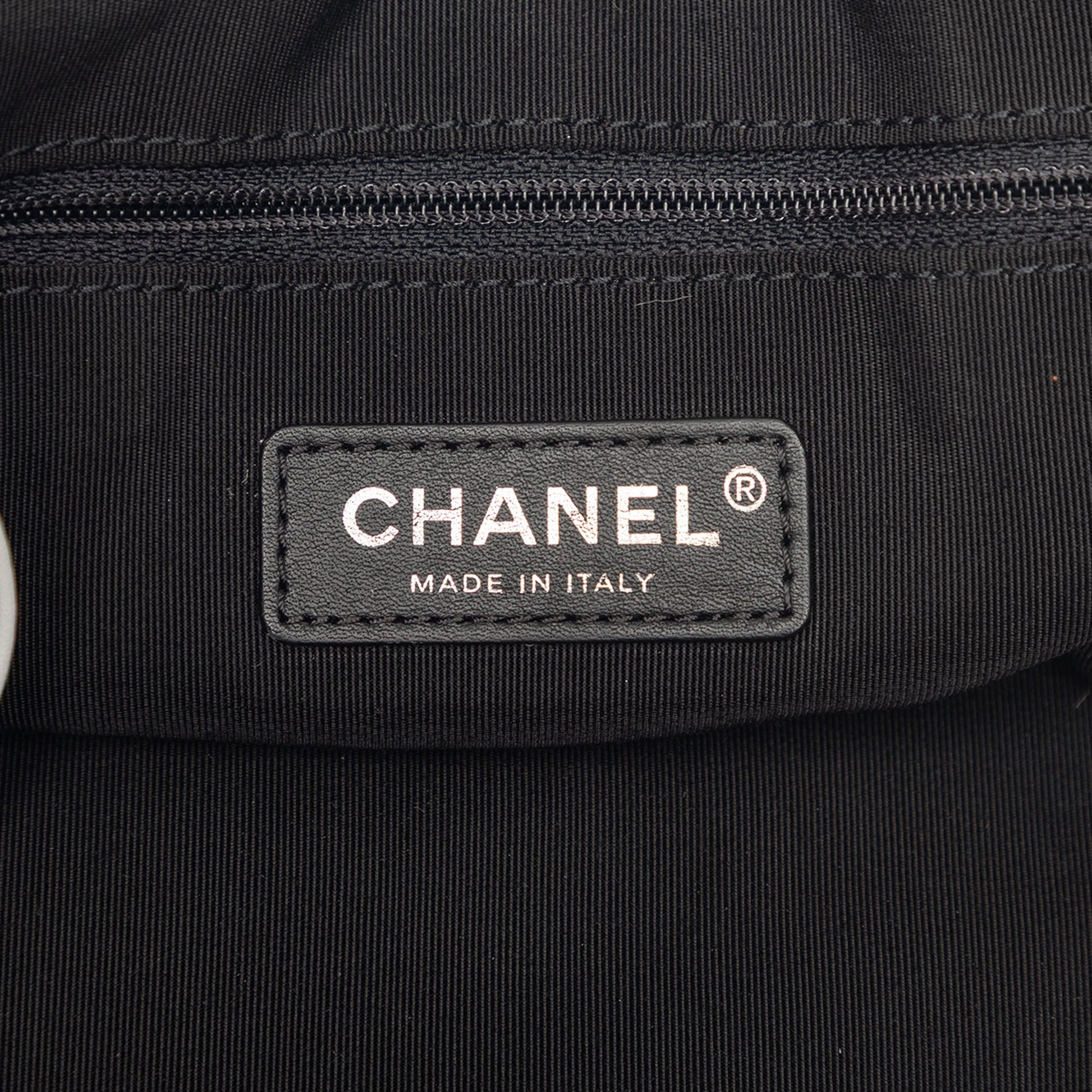 Chanel Coated Canvas La Pausa Bay Shopping Satchel