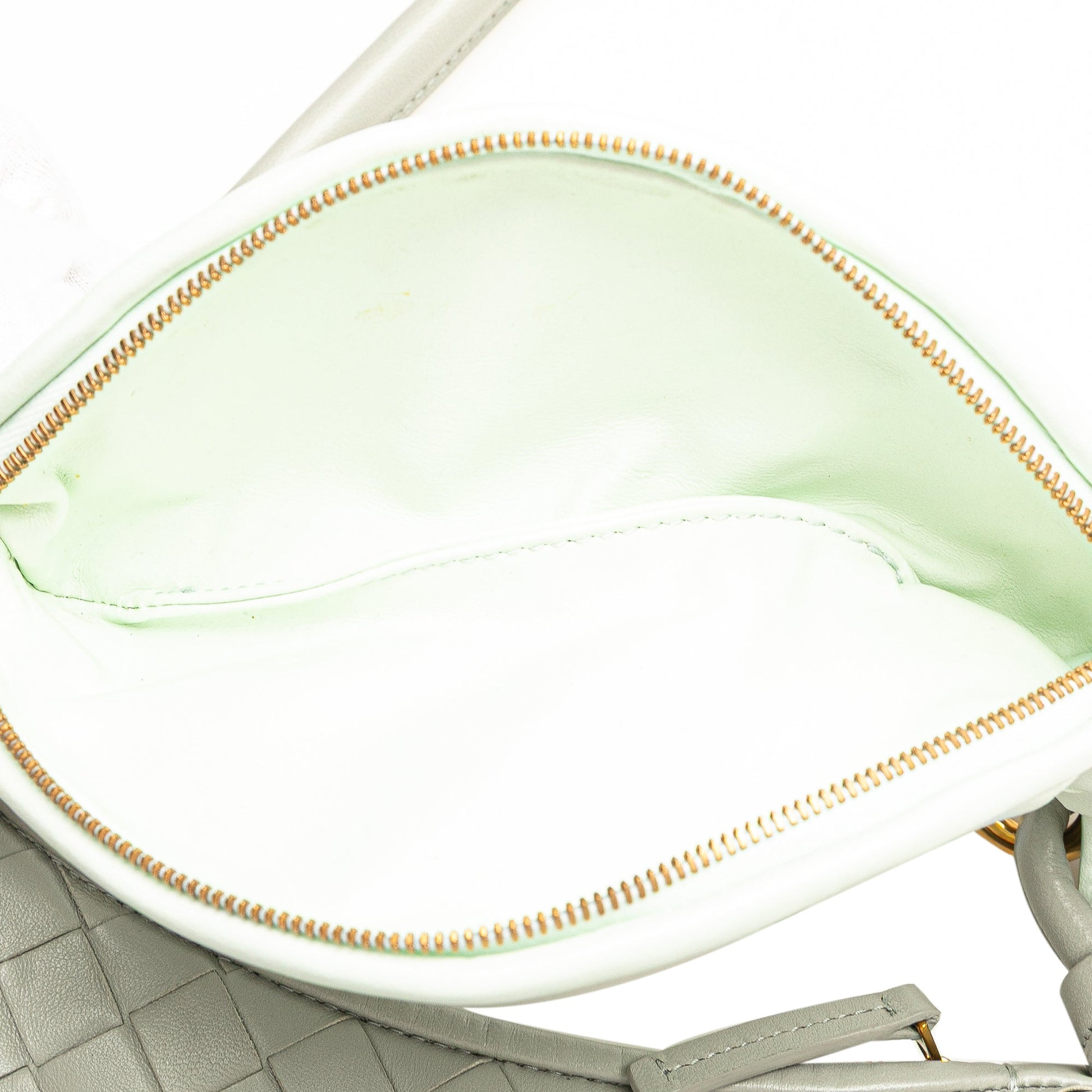 Bottega Veneta Small Bicolor Lambskin Intrecciato Gemelli Bag