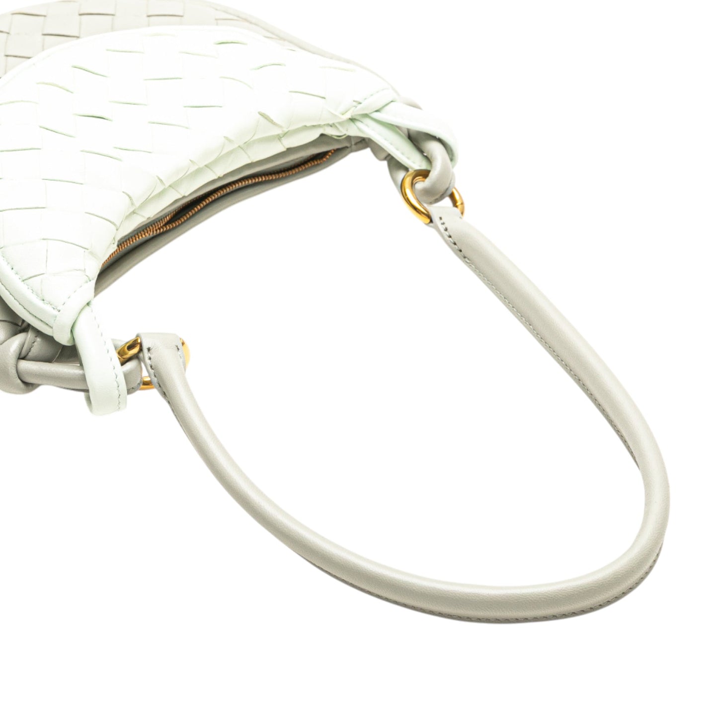 Bottega Veneta Small Bicolor Lambskin Intrecciato Gemelli Bag