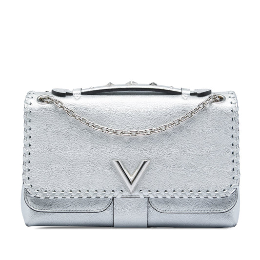 Louis Vuitton Metallic Cuir Plume Ecume Very Chain Bag