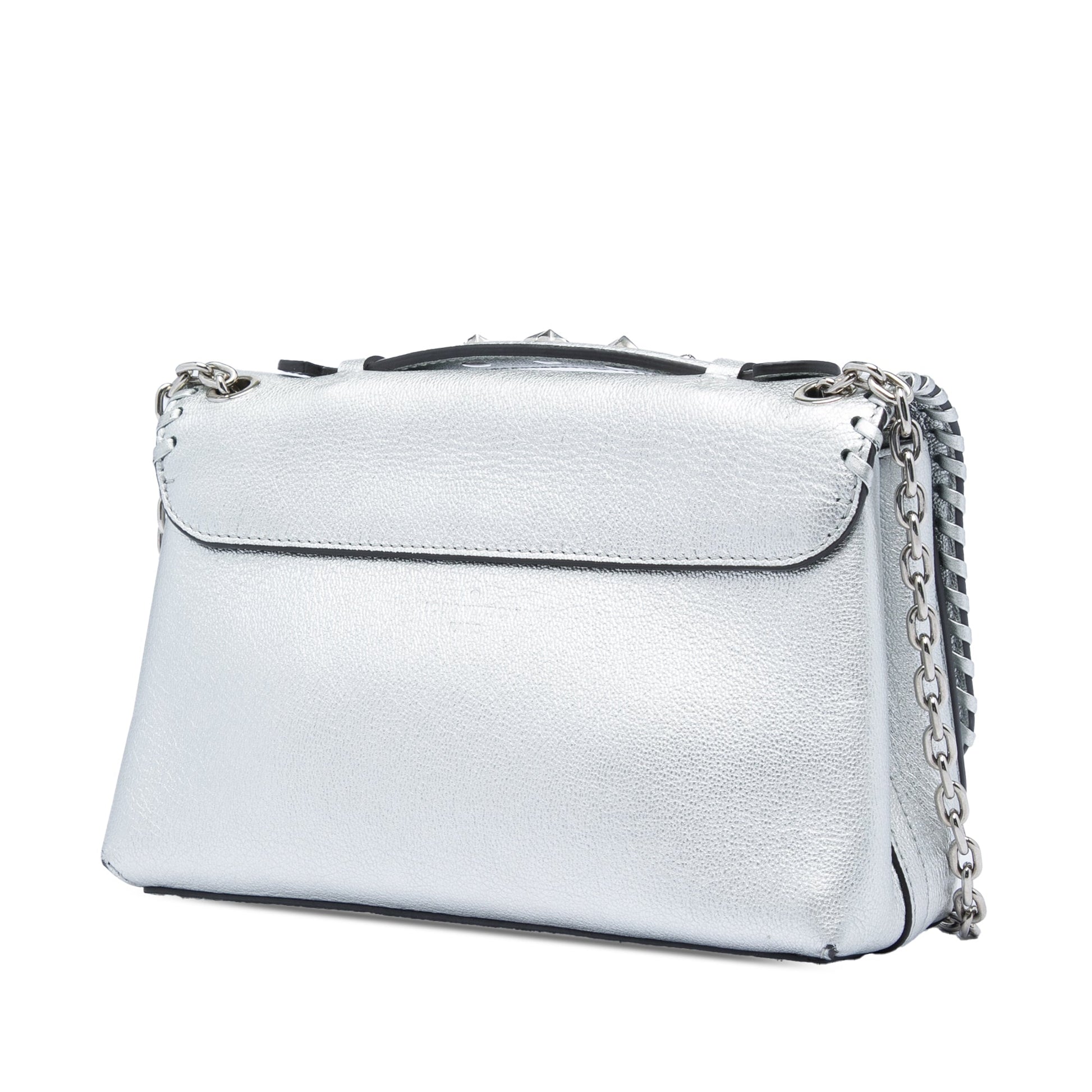 Louis Vuitton Metallic Cuir Plume Ecume Very Chain Bag