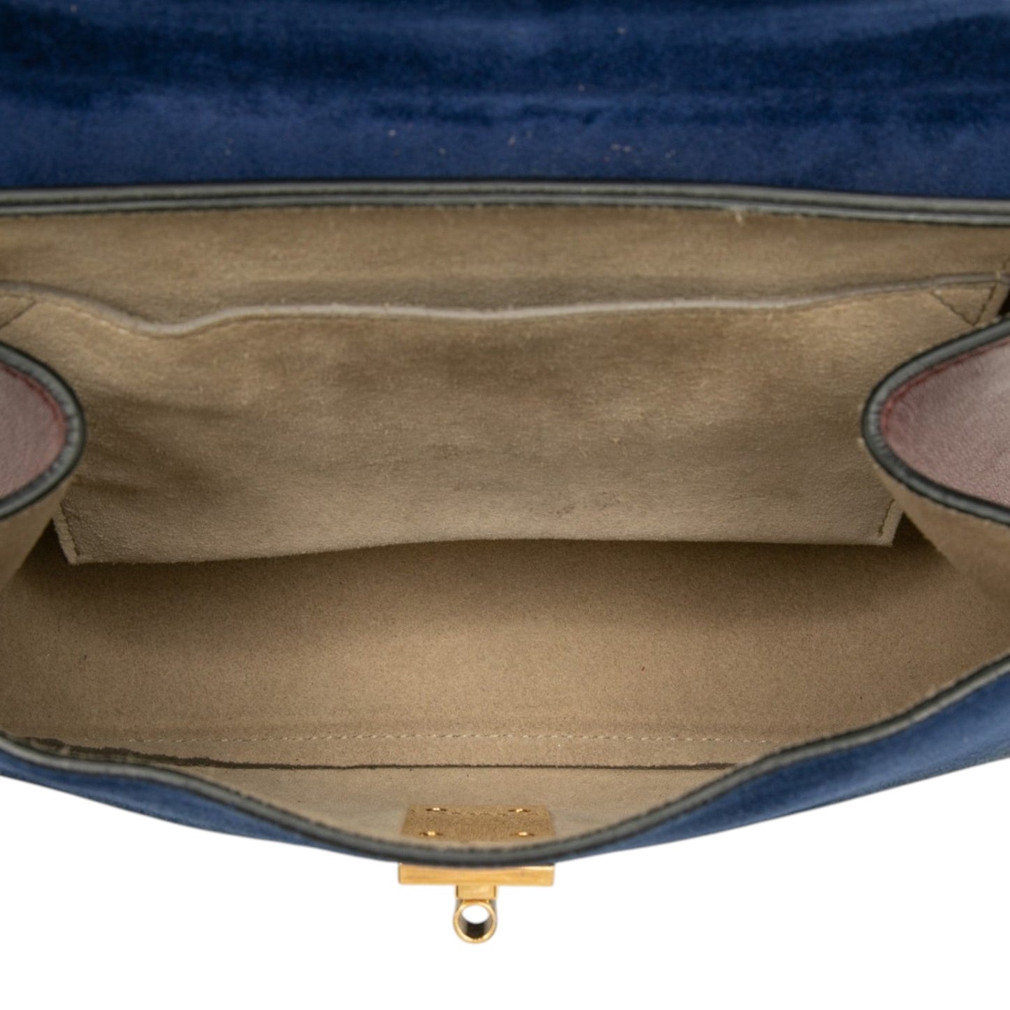 Chloé Small Bicolor Suede and Calfskin Drew Crossbody