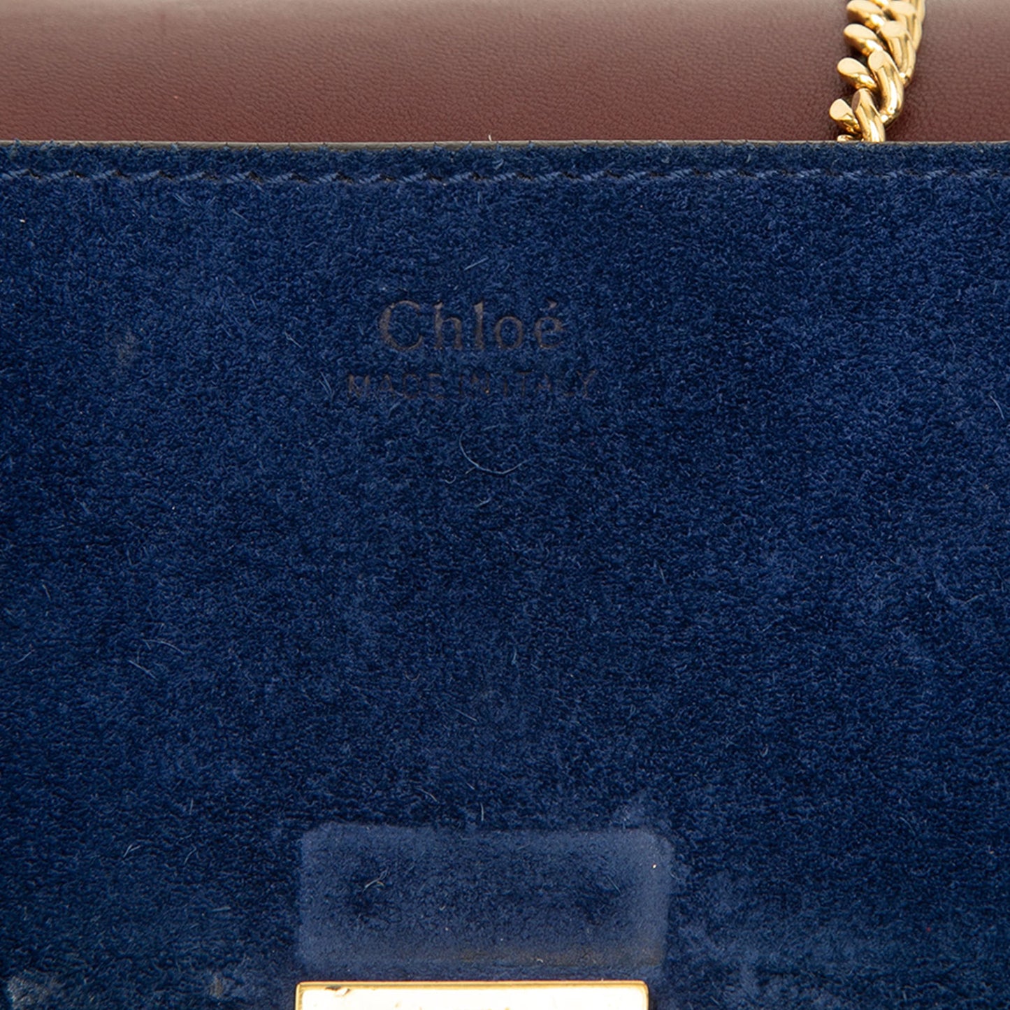 Chloé Small Bicolor Suede and Calfskin Drew Crossbody