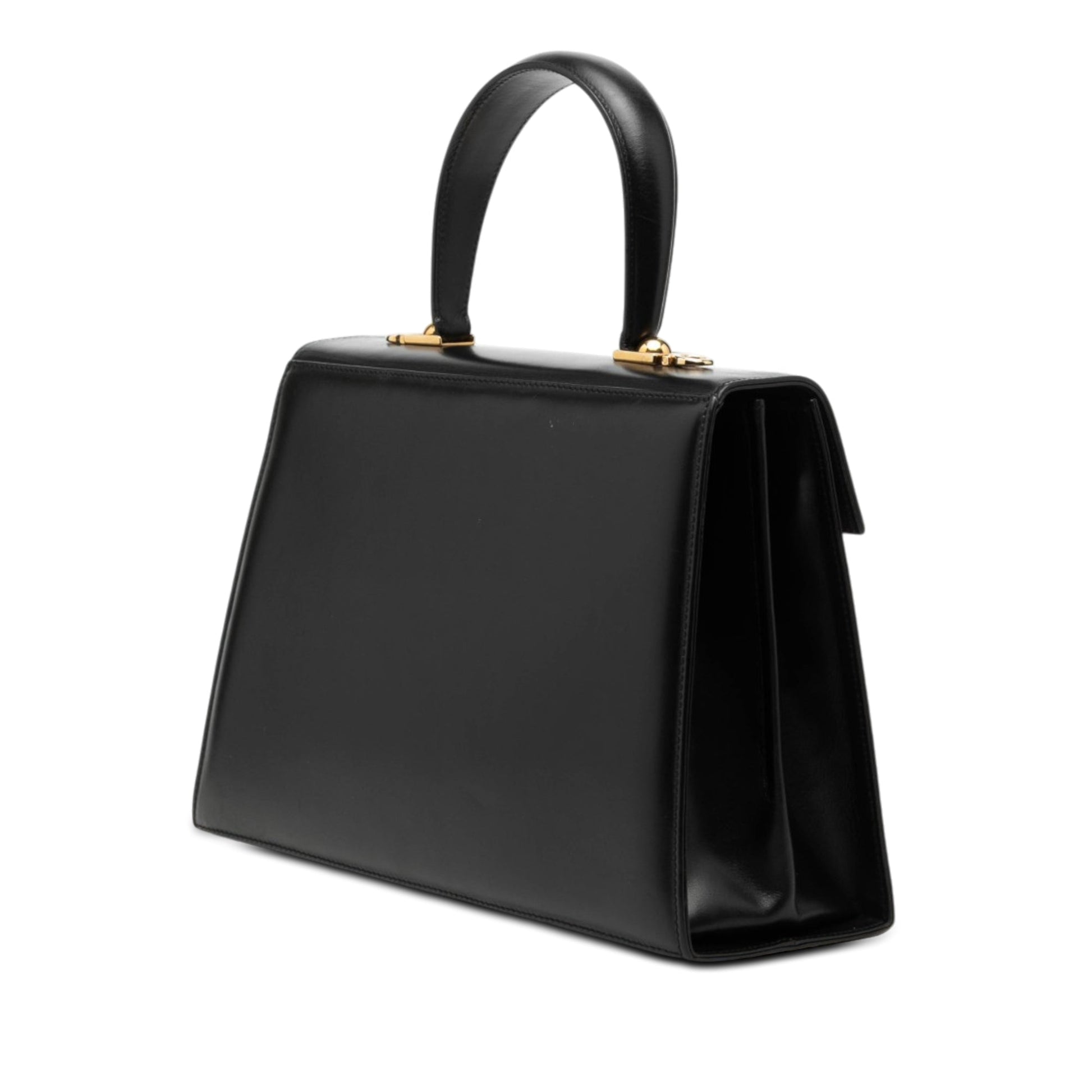 Smooth Calfskin Gancini Iconic Top Handle Bag