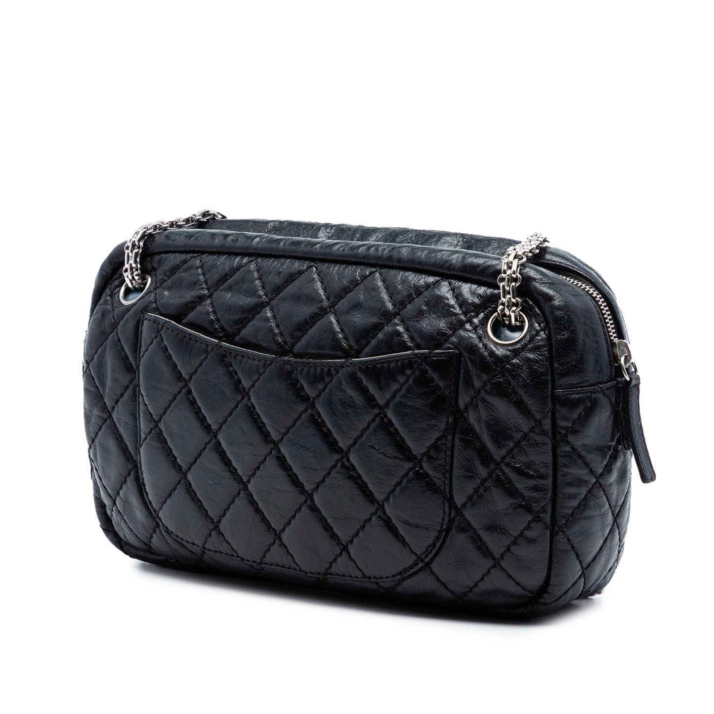 Small Quilted Aged Calfskin Reissue 2.55 Camera Bag