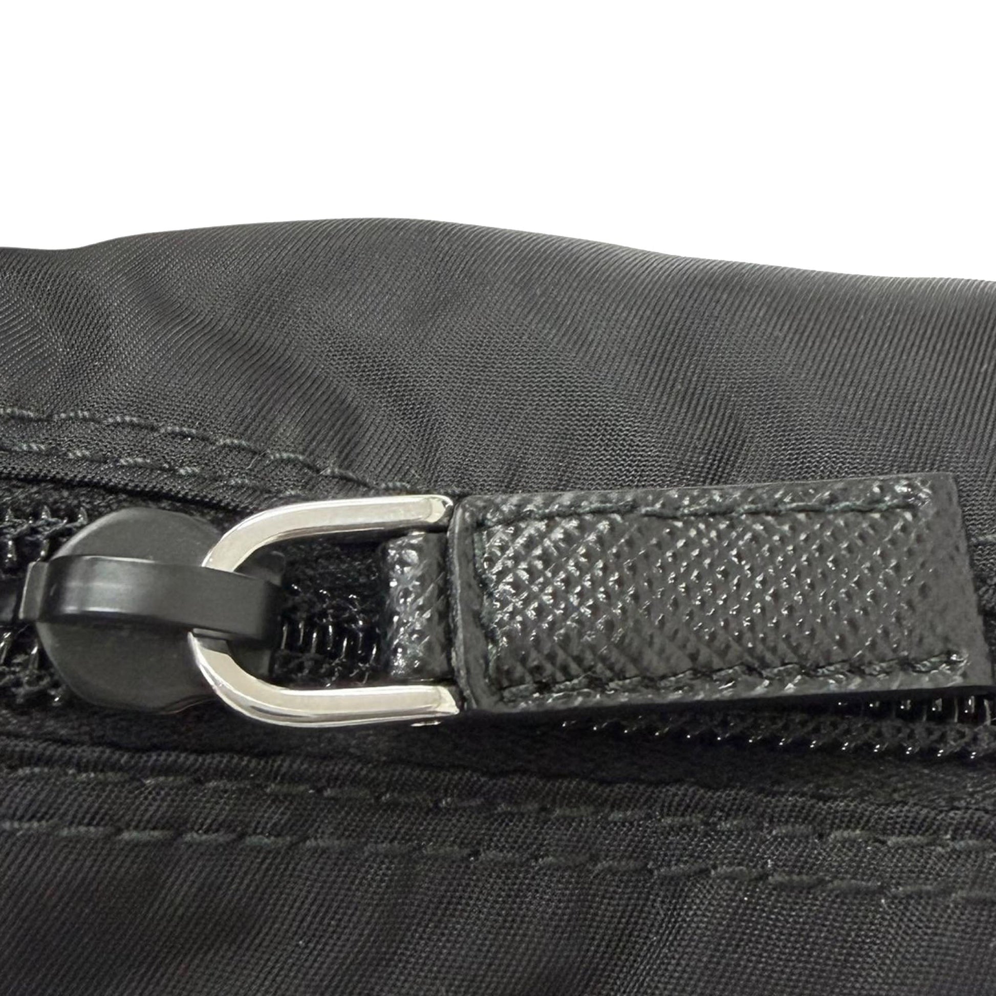 Prada Re Nylon Zip Top Crossbody