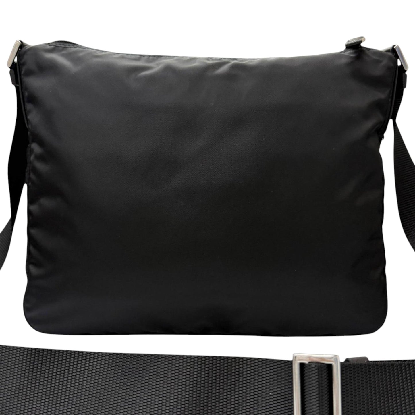 Prada Re Nylon Zip Top Crossbody