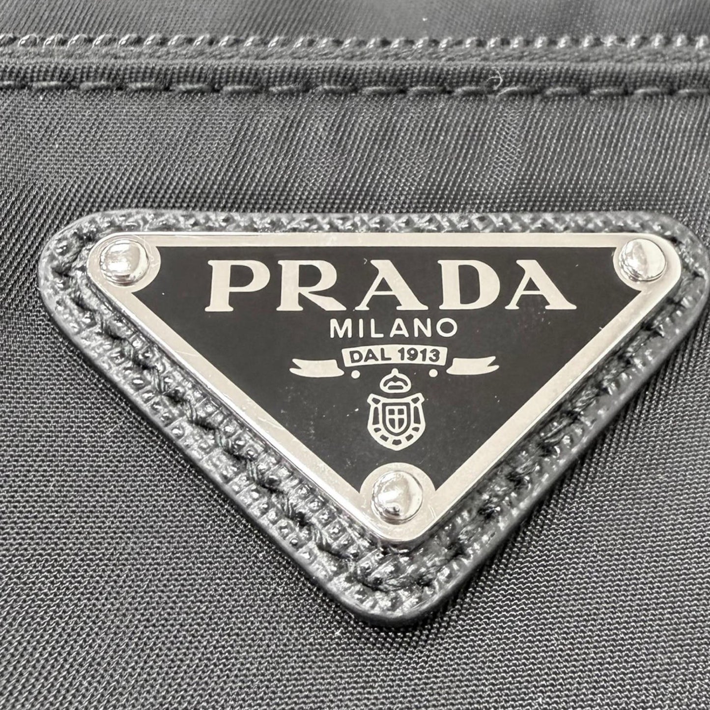 Prada Re Nylon Zip Top Crossbody