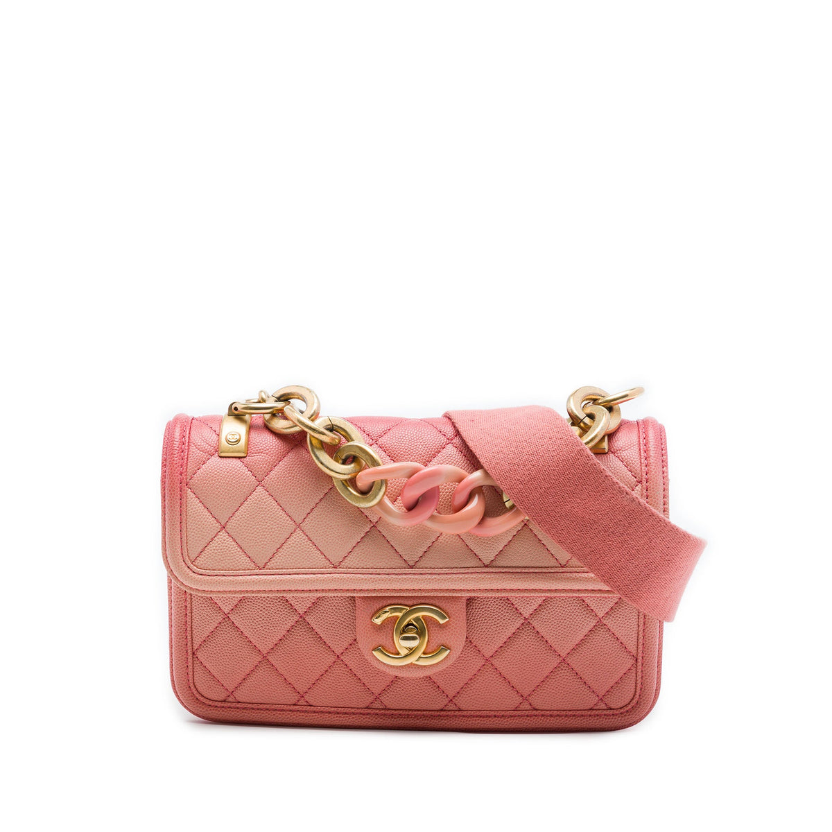 Chanel Small Quilted Caviar Sunset On The Sea Flap