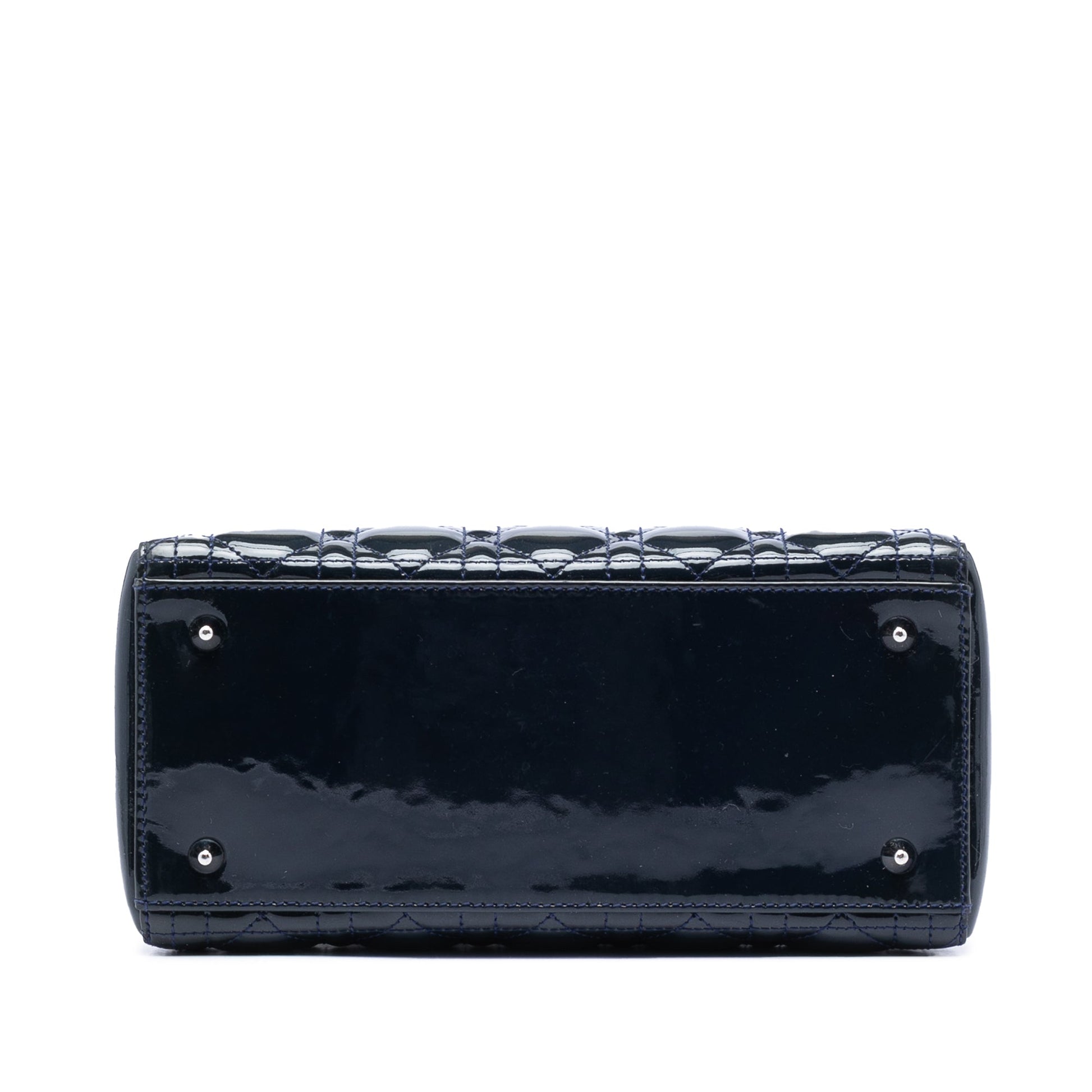 Dior Medium Patent Cannage Lady Dior