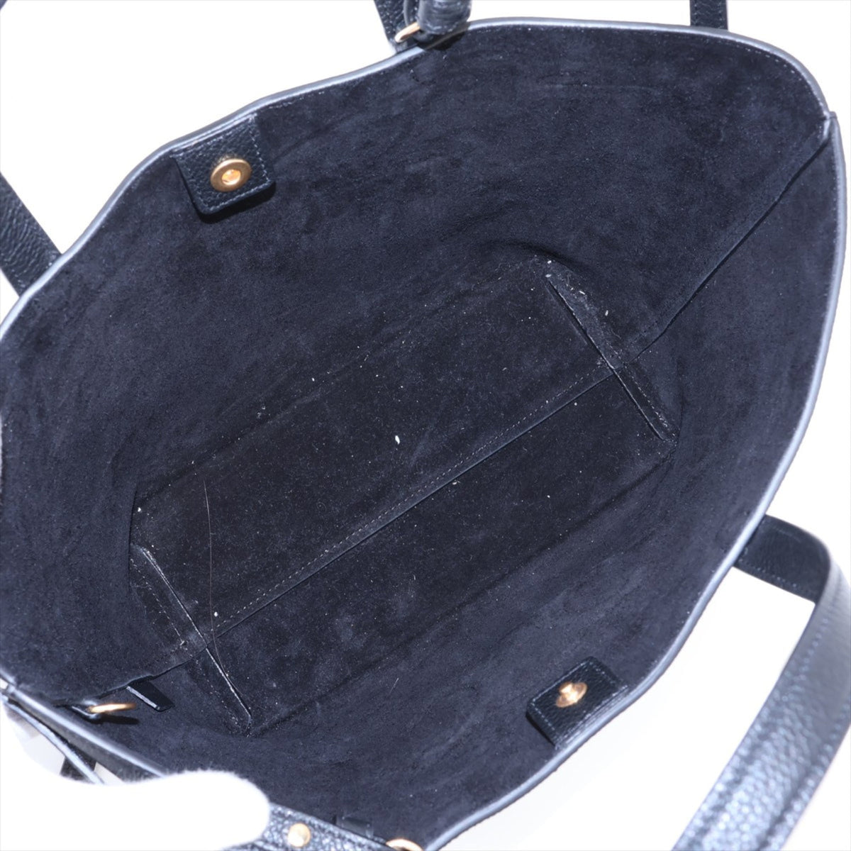 Celine Mini Grained Calfskin Cuir Triomphe Cabas Anais Tote