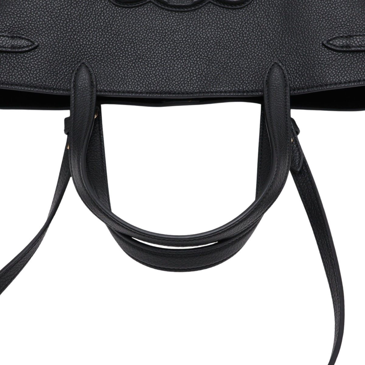 Celine Mini Grained Calfskin Cuir Triomphe Cabas Anais Tote