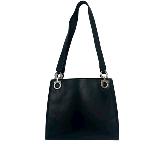 Ferragamo Leather Gancini Tote