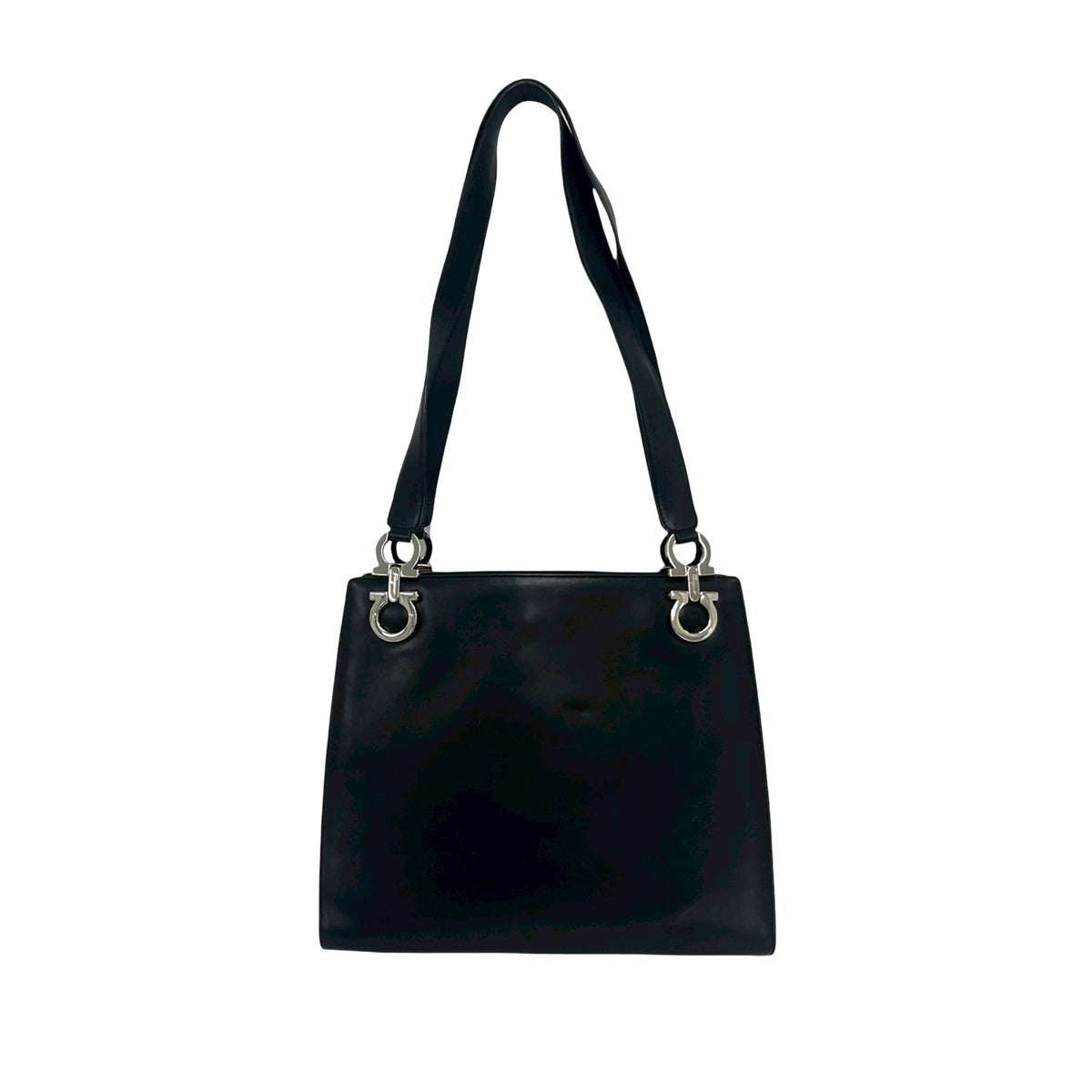 Ferragamo Leather Gancini Tote