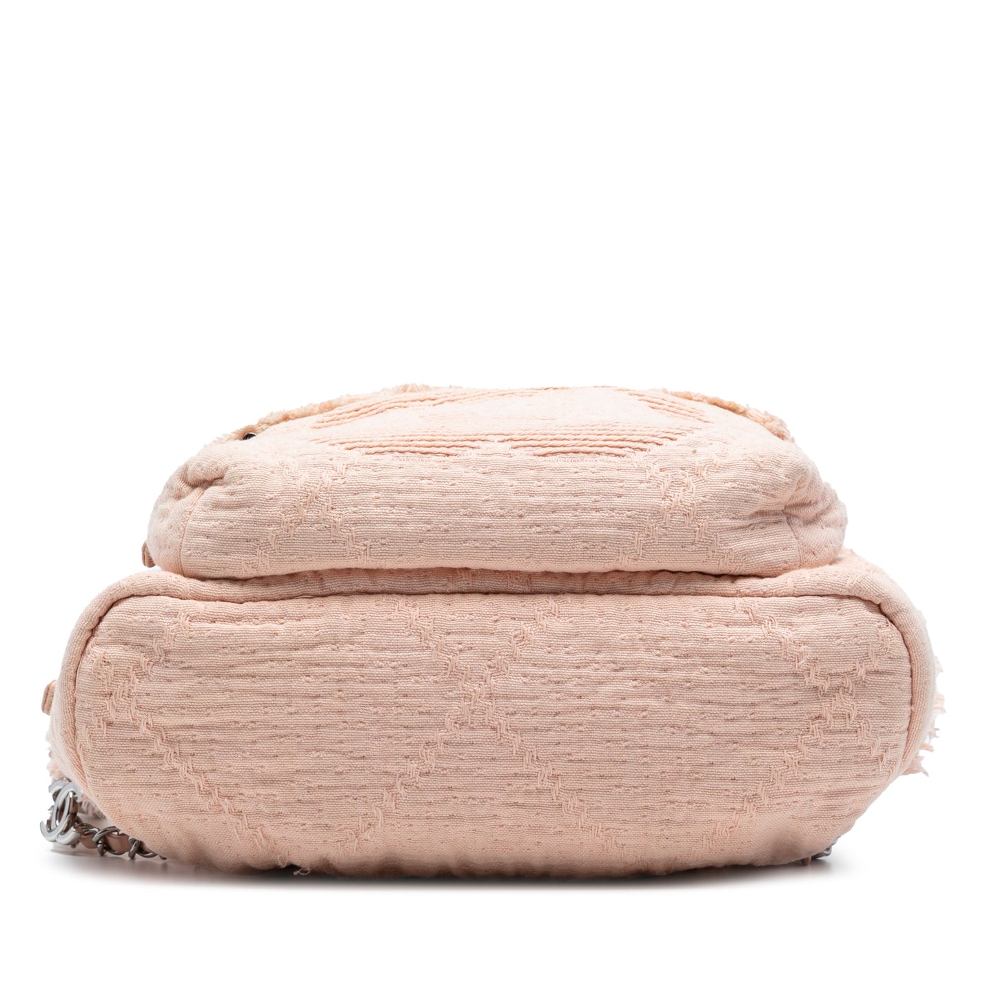 Chanel Quilted Canvas Front Pocket Fringe Backpack