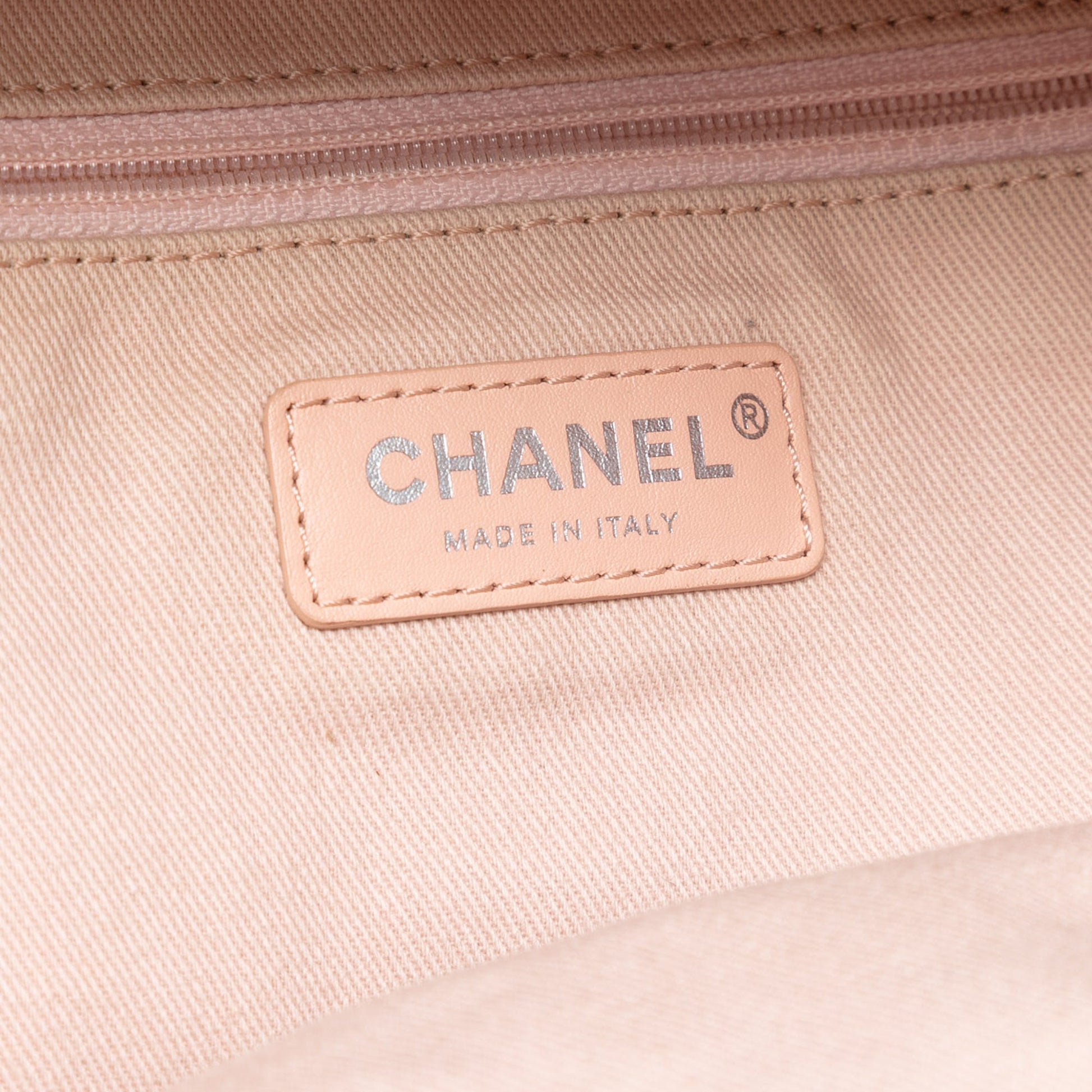 Chanel Quilted Canvas Front Pocket Fringe Backpack