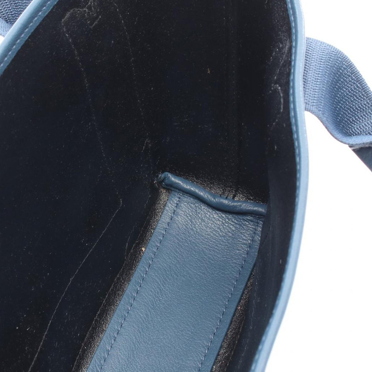 Balenciaga Leather Navy Cabas XS — Blue