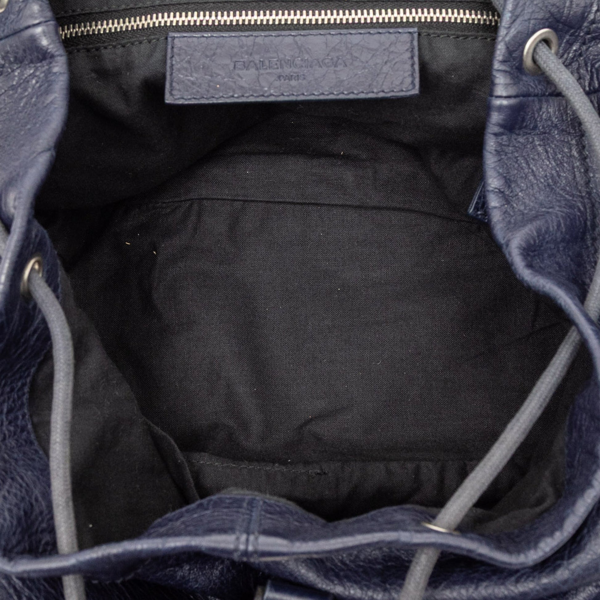 Balenciaga Lambskin Motocross Classic Traveler Backpack