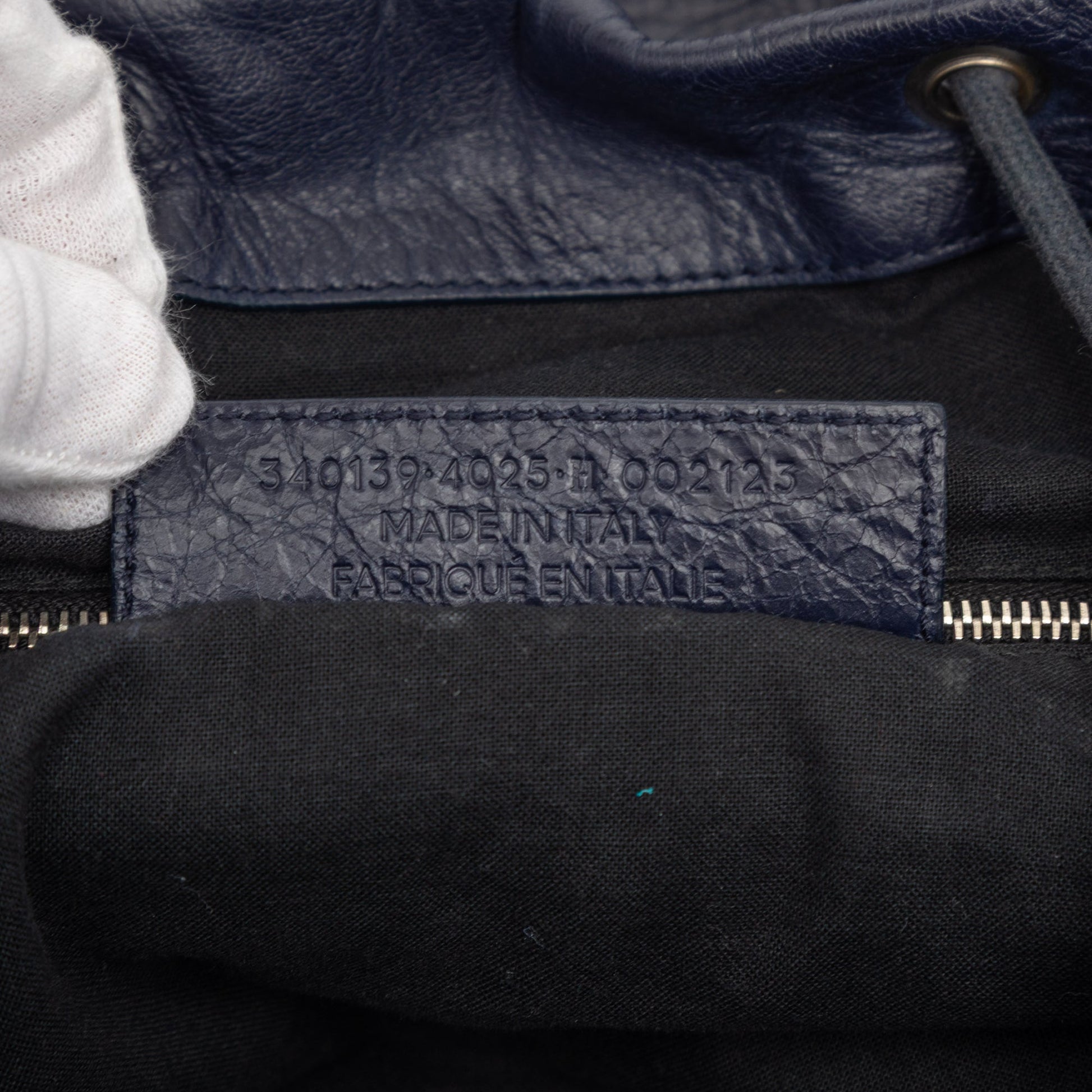 Balenciaga Lambskin Motocross Classic Traveler Backpack