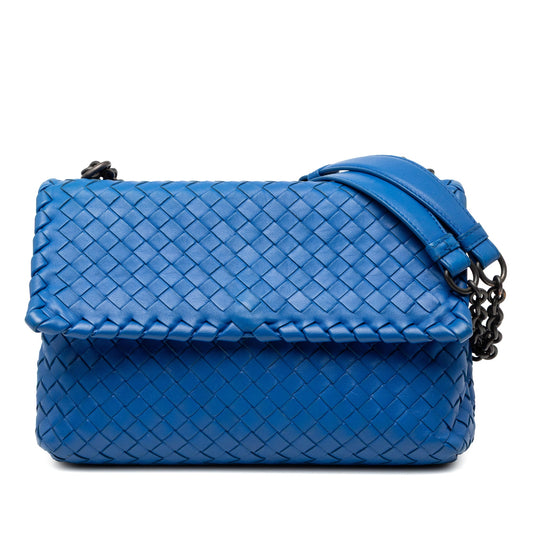 Bottega Veneta Small Nappa Intrecciato Olimpia Shoulder Bag