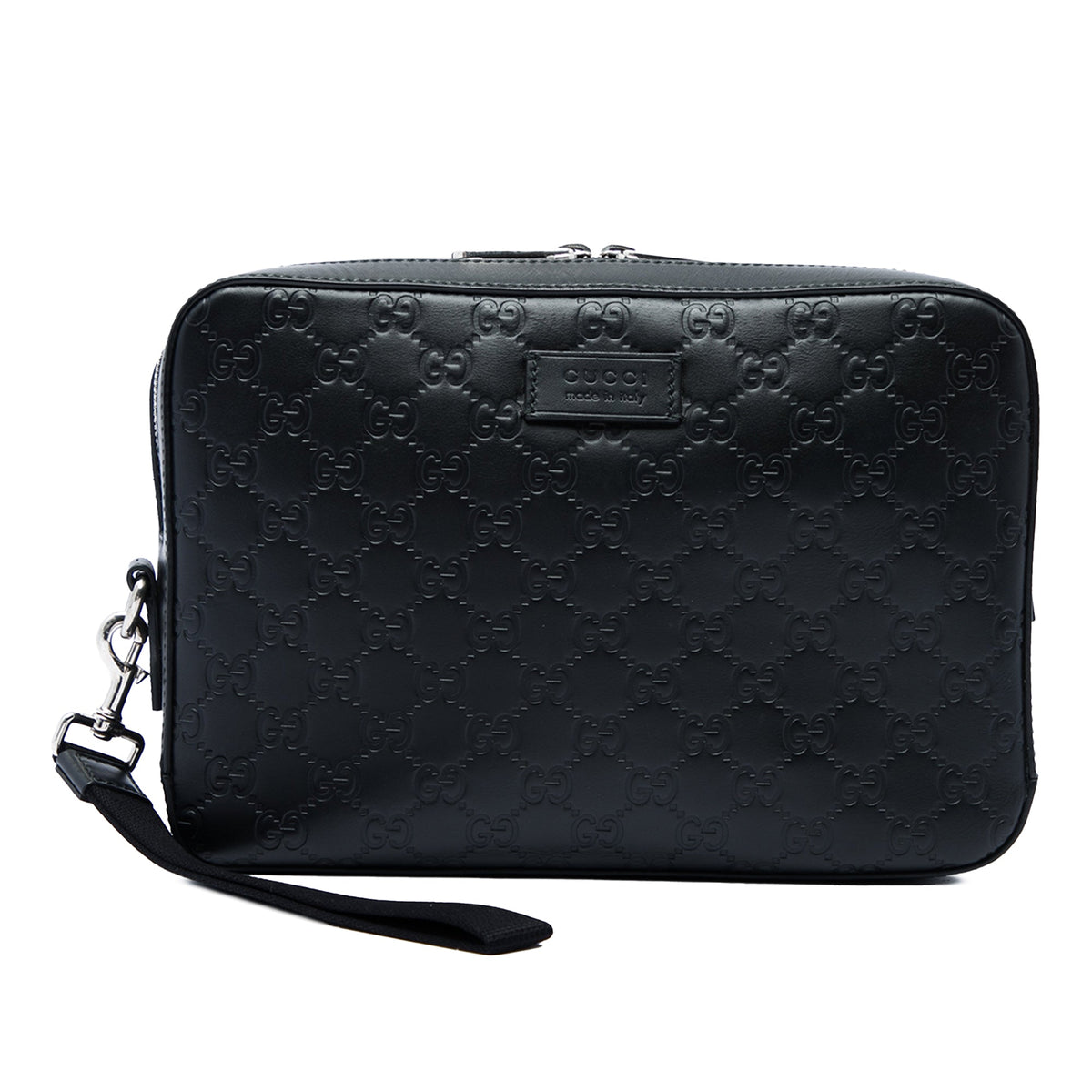 Gucci Guccissima Wristlet Clutch