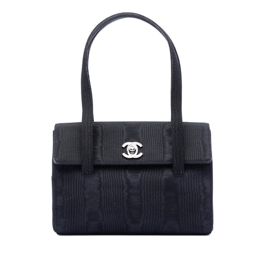Chanel CC Silk Grosgrain Handbag