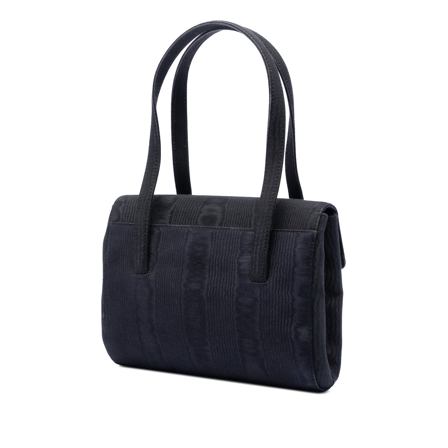 Chanel CC Silk Grosgrain Handbag