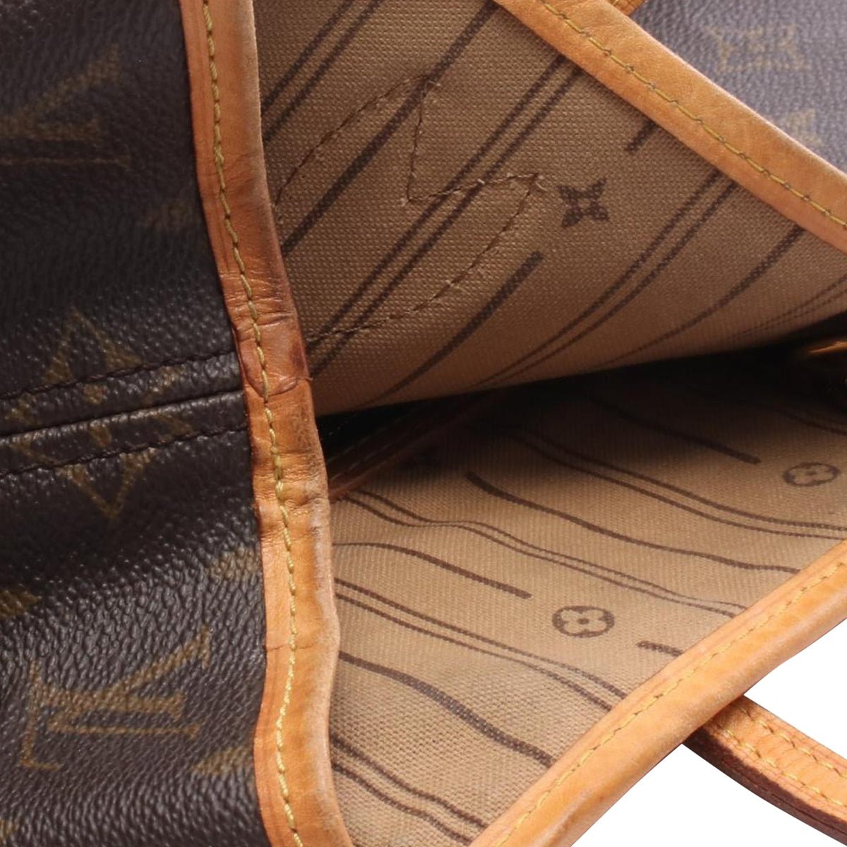 Louis Vuitton Monogram Neverfull Inside Out MM — Brown