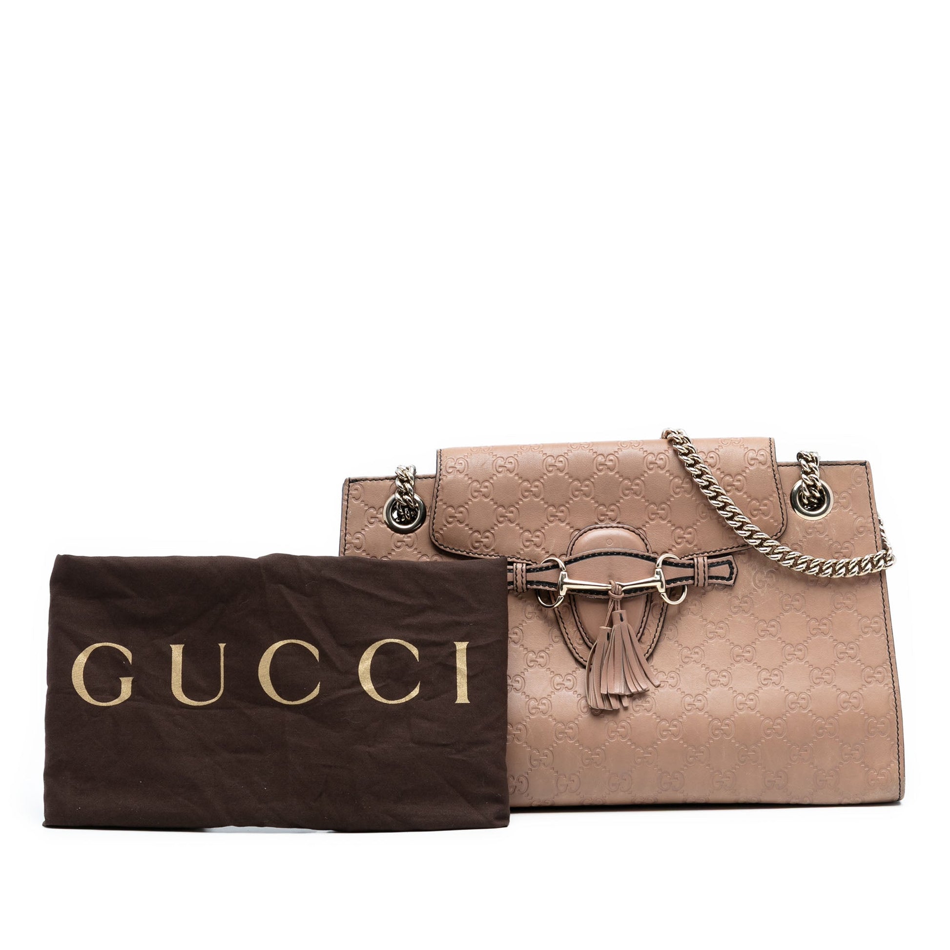 Gucci Large Guccissima Emily Shoulder Bag