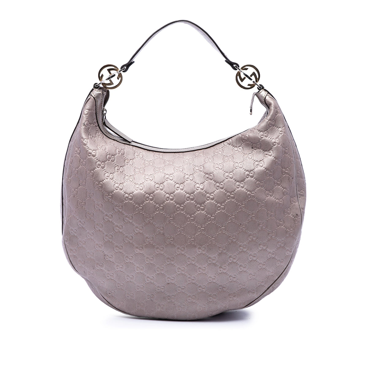 Gucci Large Metallic Guccissima Twins Hobo