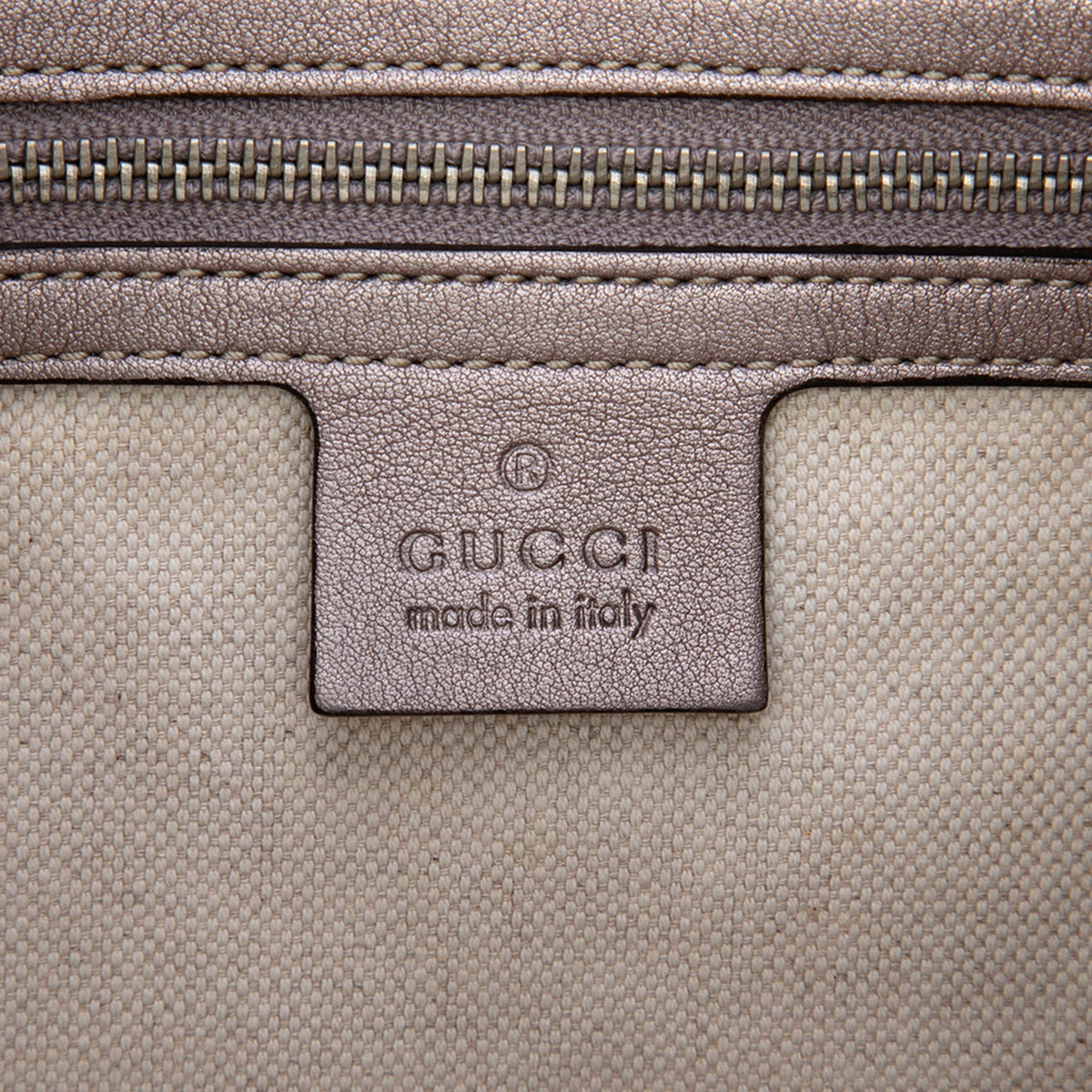 Gucci Large Metallic Guccissima Twins Hobo