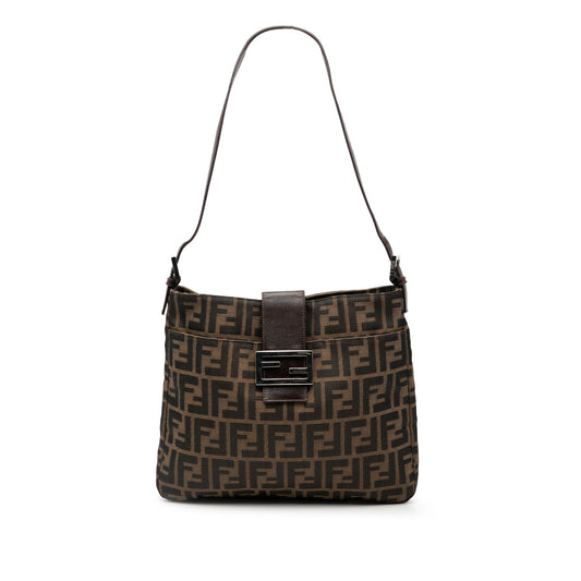 Fendi Zucca Canvas Shoulder Bag